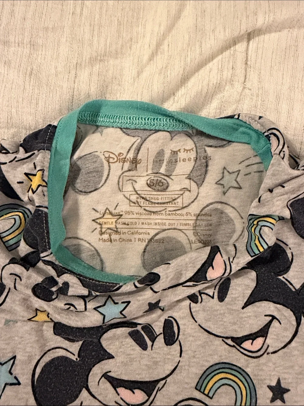 Little Sleepies Mickey pajamas